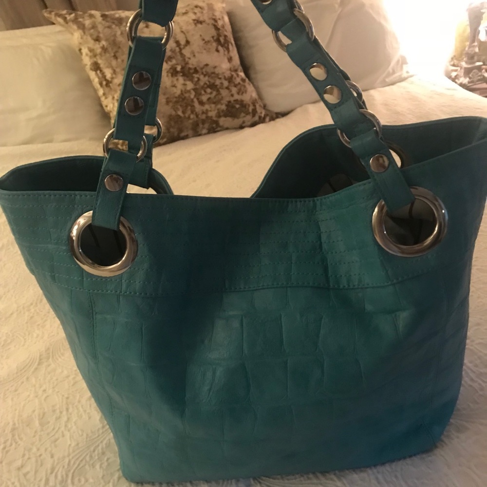Steve Madden Aqua Blue Tote